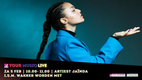 Zaterdag 5 februari Jong jazztalent Jaïnda bij Your Musiq Live.