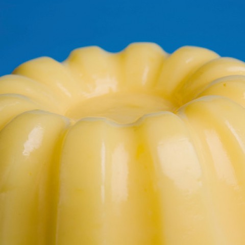 Zelfgemaakte vanillepudding