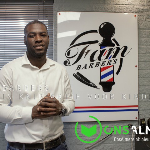 Fam Barbers Knip actie voor kinderen van 4 tot en met 14 jaar!
