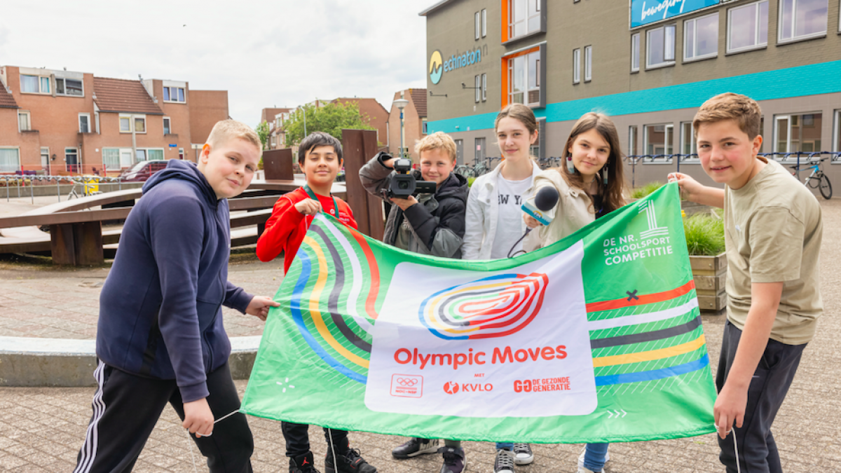 Echnaton FM zendt ‘Olympic Moves Live’ uit Vier Almeerse scholen in landelijke sportfinales