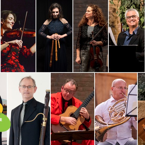 Bont muzikaal gezelschap in Couleur Locale