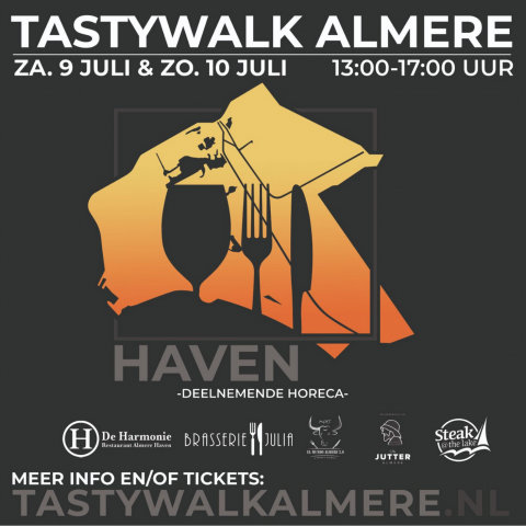 Tasty Walk Almere is er weer