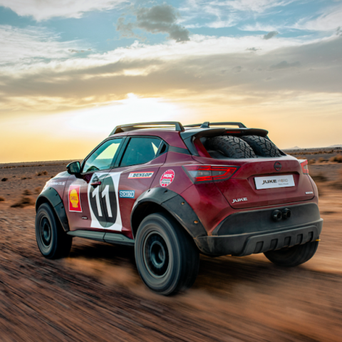 Nissan JUKE Hybrid Rally Tribute: de ultieme synergie tussen hybride en adrenaline