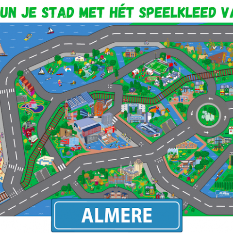 City-Play Steun je stad met hét speelkleed van Almere!