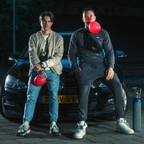 Campagne 'Rij Ballonvrij' voor lachgasvrij verkeer