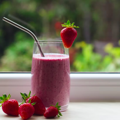 Makkelijke Aardbei-Banaan Smoothies
