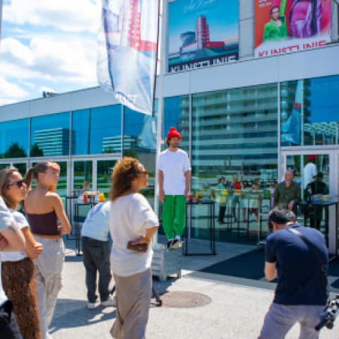 Kunstwerk Street Art Frankey feestelijk onthuld op Esplanade