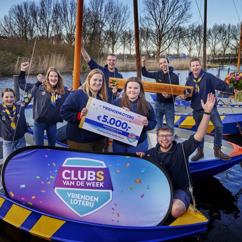 VriendenLoterij steunt Scouting Hannie Schaft uit Almere met 5.000 euro