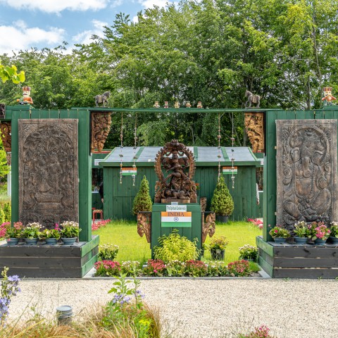 Nationale Dag van India bij Floriade