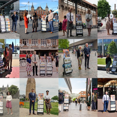 Jehovah’s Getuigen na twee jaar weer terug in het straatbeeld