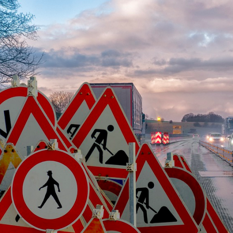 Werkzaamheden fietspad N716 Nagelerweg