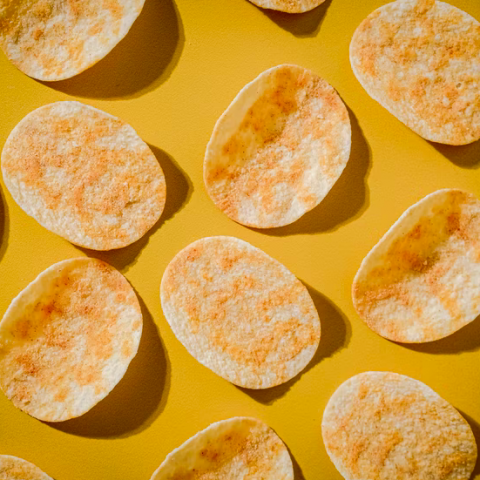Zelfgemaakte Aardappelchips