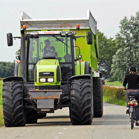 Onderzoek landbouwverkeer en fietsers in Flevoland