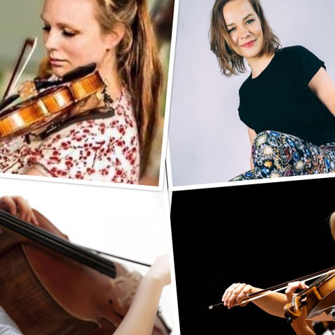 Energiek vioolconcert van quartet v. Met Mendelssohn en Mozart