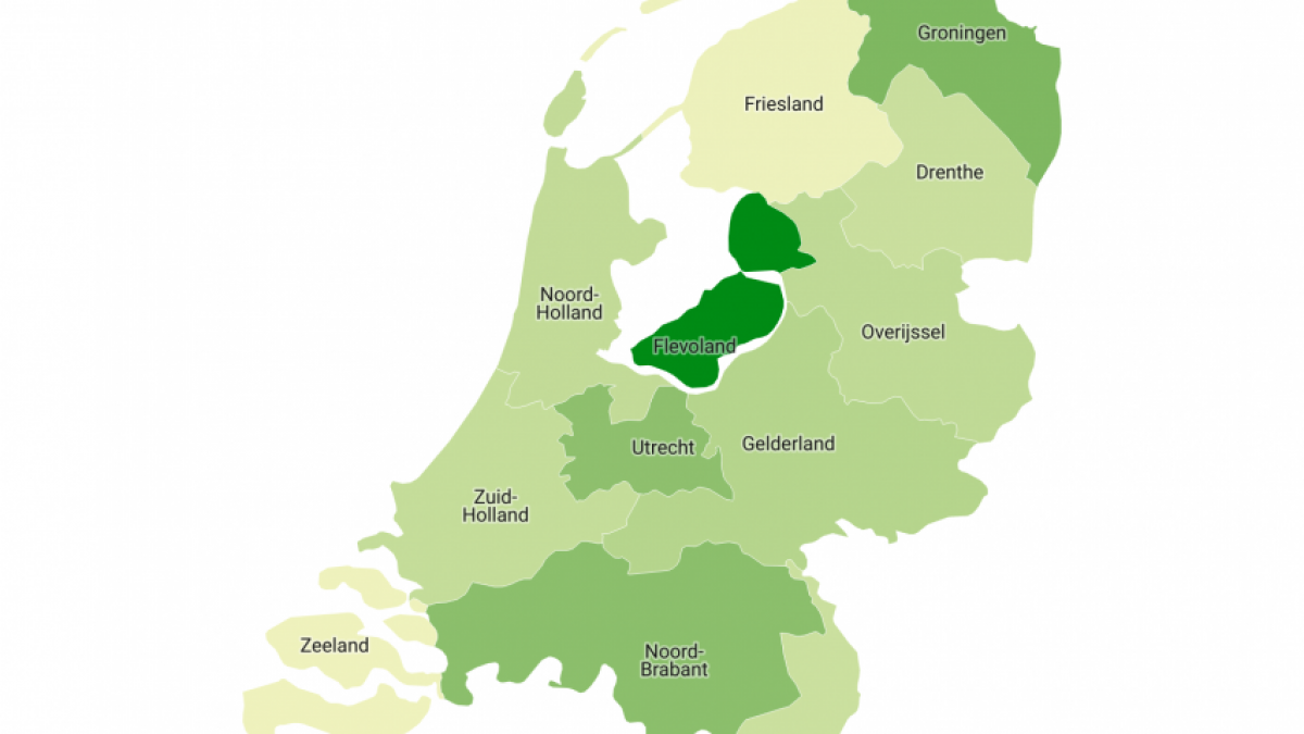 Elektrisch rijden populairst in Flevoland