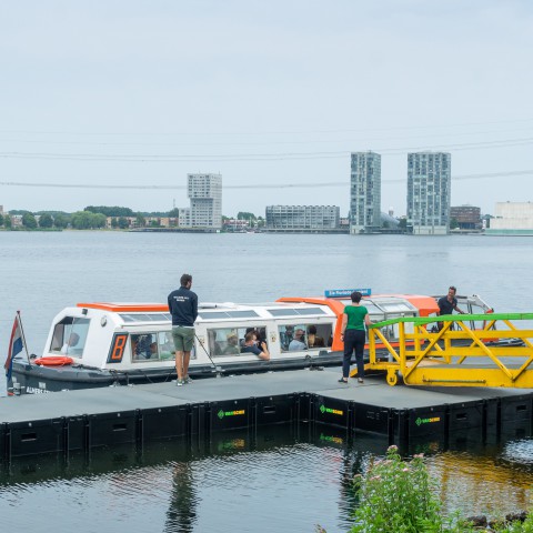 Met de boot naar Floriade Preview
