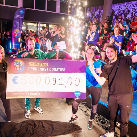 Wow! Spin for Life haalt half miljoen op voor kankeronderzoek