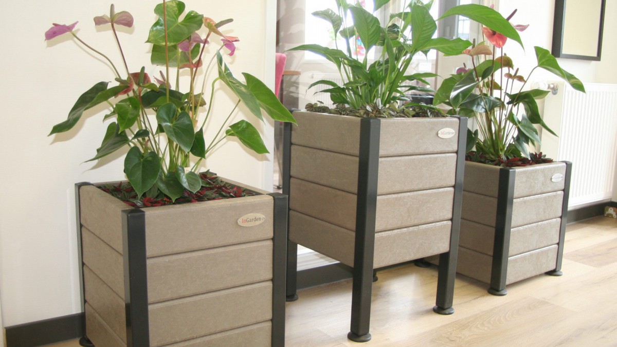 Maak kans op een gerecycled duurzame kunststof plantenbak style New York mét plant van InGarden t.w.v. 350,00 euro!