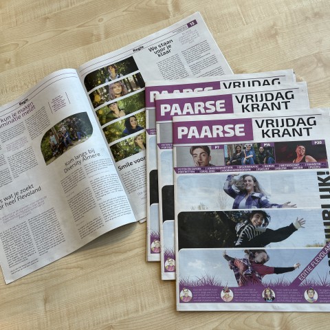 Flevolandse editie van de Paarse Vrijdag Krant