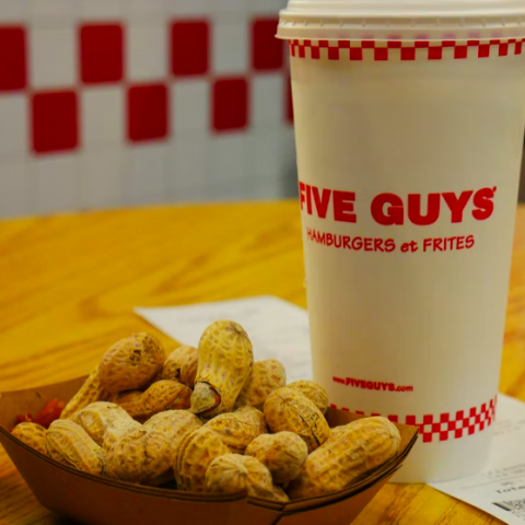 Five Guys is een favoriet in vele landen zo ook in Nederland!
