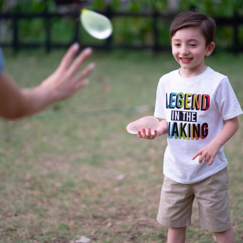 Pret met waterballonnen