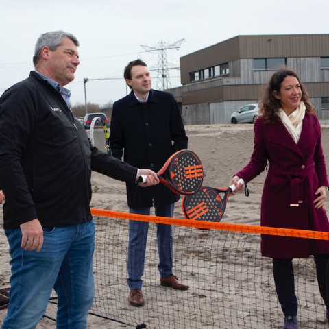 Het Nieuwe Land is begonnen met de bouw van een nieuw en duurzaam park