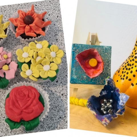 “2e bloei Flower Power Werk: originele kunstwerken in  Casa Casla”