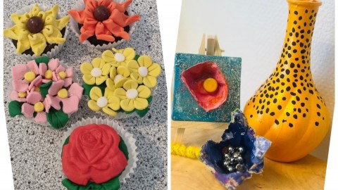 “2e bloei Flower Power Werk: originele kunstwerken in  Casa Casla”