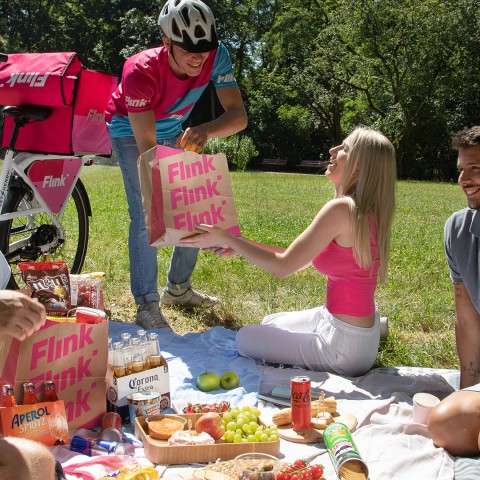 Flink breidt bezorggebieden uit en bezorgt nu ook in parken