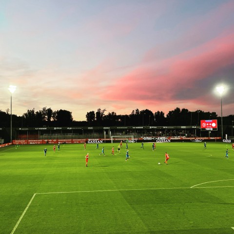 Yanmar Stadion decor laatste thuiswedstrijd EK-kwalificatie Jong Oranje