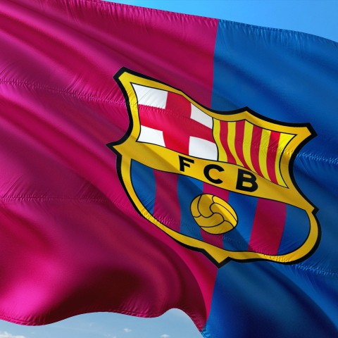 Sergino Dest met zijn eerste goal voor FC Barcelona