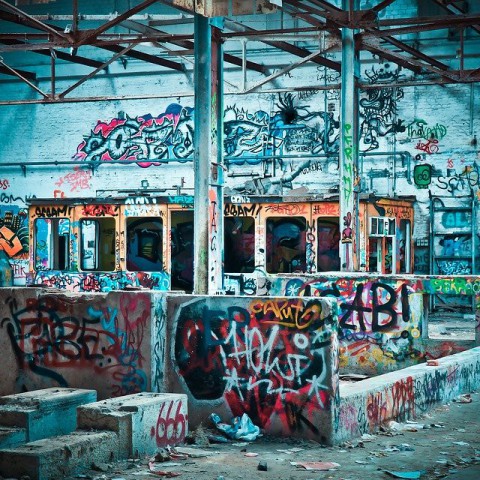 Almeerse graffiti-artist op Amsterdam Fashion Week
