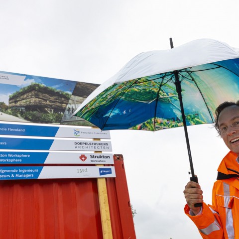 Bouw Flevolands paviljoen van start