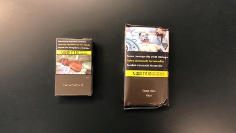 Alle sigaretten en shag vanaf 1 oktober in donkergroen-bruine verpakking