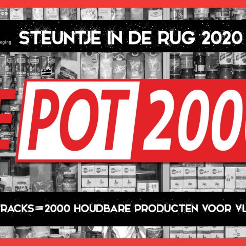 Echnaton met ‘De Pot 2000’ in actie voor Voedselbank Almere