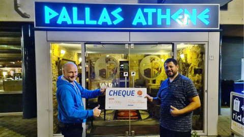 Restaurant Pallas Athene stelt voor € 10.000,-  aan maaltijden beschikbaar voor Kanjer Wens Nederland