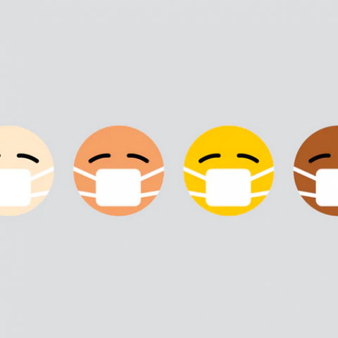 Corona-emoji wordt een beetje vrolijker