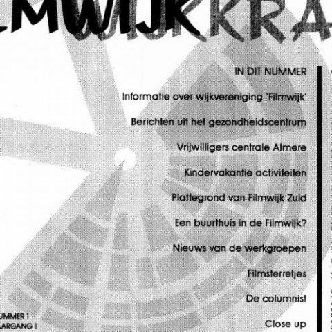 25 jaar Filmwijkkrant; dat roept herinneringen op