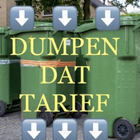 Dumpen dat tarief: voor een apart  lager tarief afvalstoffenheffing voor alleenstaanden 