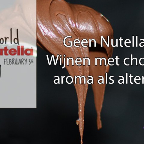 Vier Nutella dag met een heerlijke wijn van Bon Import. 