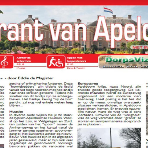 De Krant van Apeldoorn is trotse sponsor van Ons Almere tijdens de MAIN Energie Business Challenge!