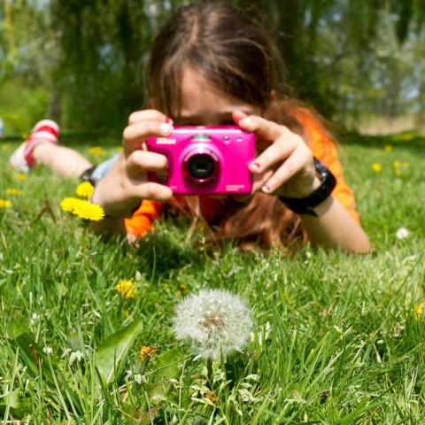 Kind en ouder samen aan de slag bij workshop fotografie op de Kemphaan