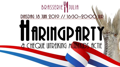 Dinsdag 18 juni - Haringparty bij Brasserie Julia