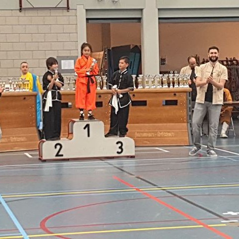 Shaolin kung fu school uit Almere bij het Nederlands kampioenschap shaolin kung fu