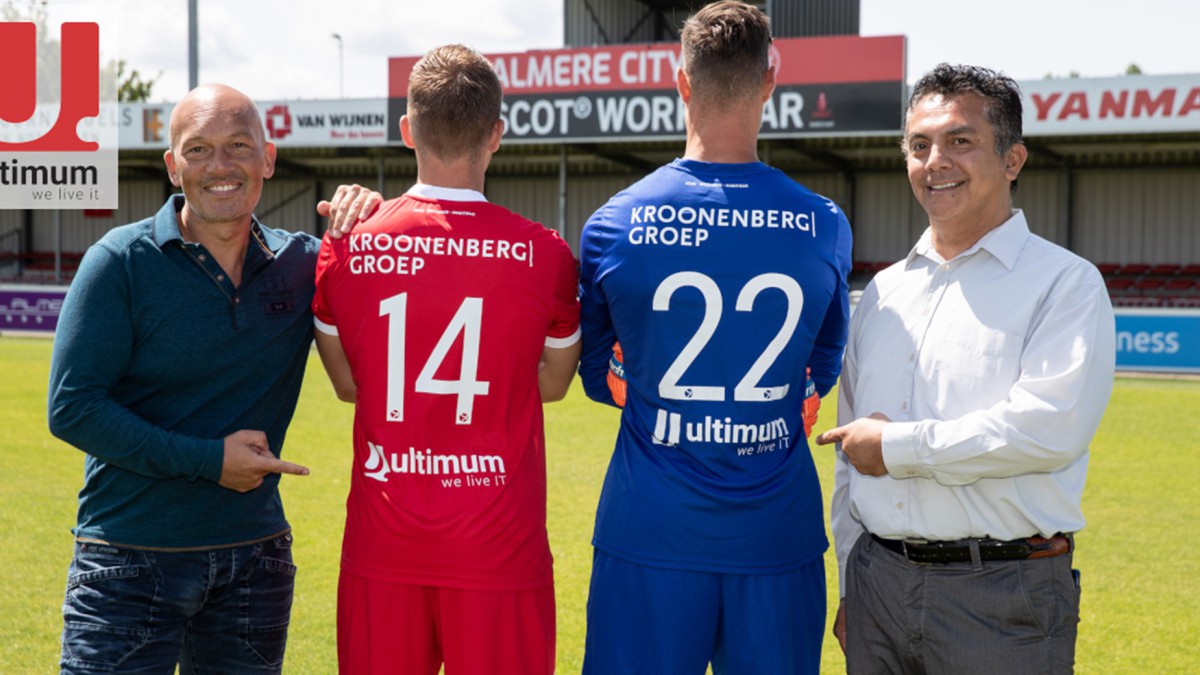 Ultimum ook dit jaar weer shirtsponsor Almere City FC