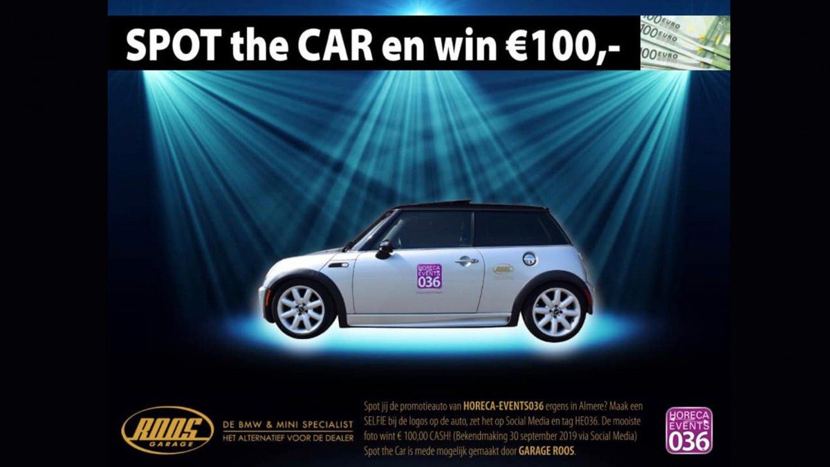 SPOT the CAR en win € 100,00