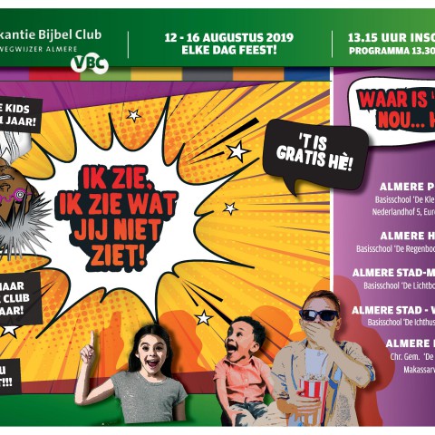 Vanaf 12 augustus start de 25e editie van de Vakantie Bijbel Club in Almere!
