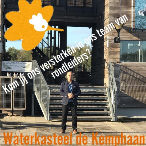 Waterkasteel de Kemphaan zoekt rondleiders