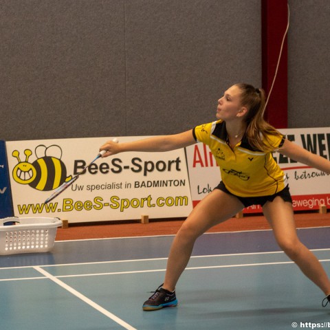 AviAir pakt koppositie eredivisie badminton