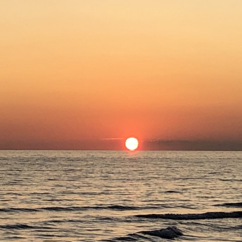Zonnig en warm.